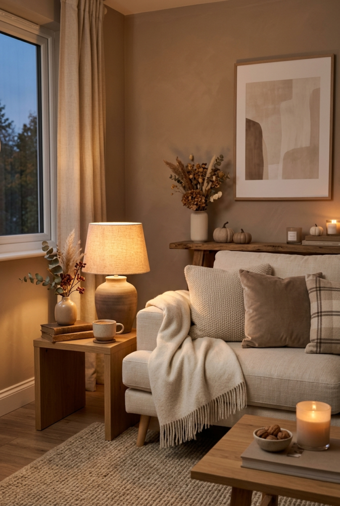 soft warm lightening enhancing a calm and inviting interior space