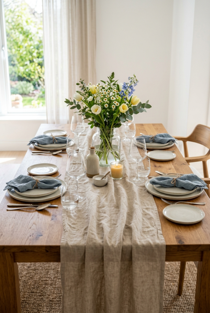 Choose a Relaxed Linen Runner