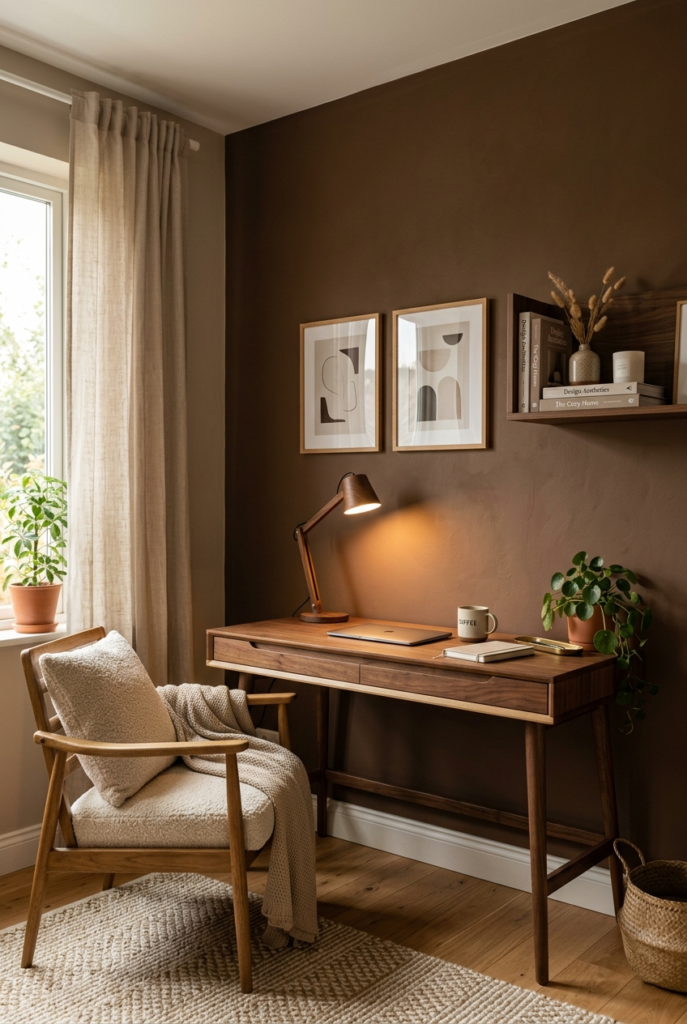Warm brown color trend