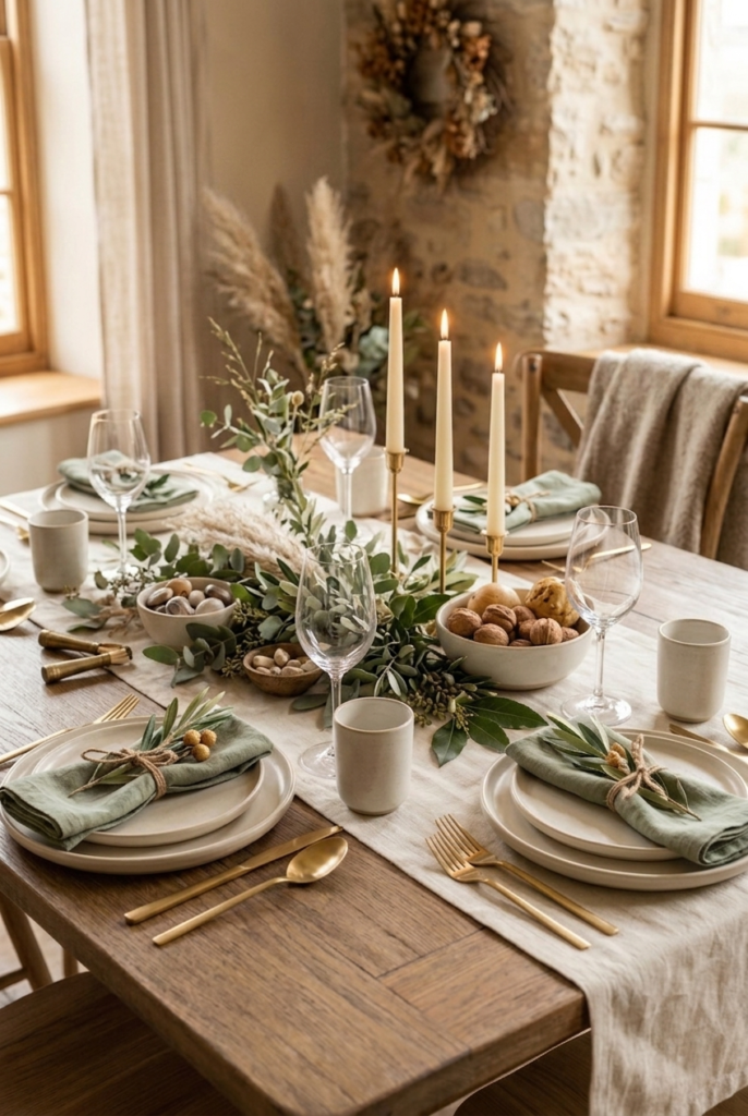 Choose three colors only to keep your dining space simple, balanced, and stylish