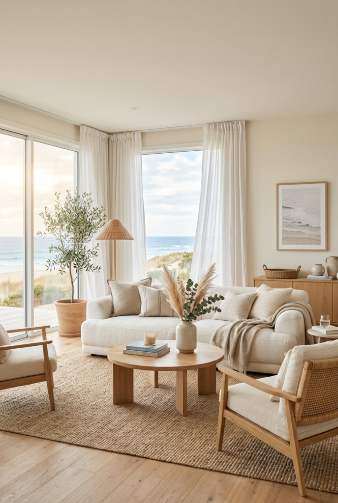 Relaxed furniture feels inviting