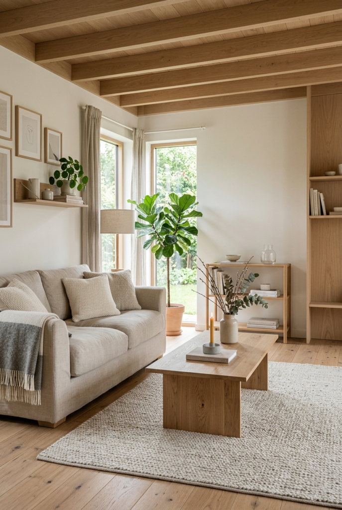 Use natural wood finishing