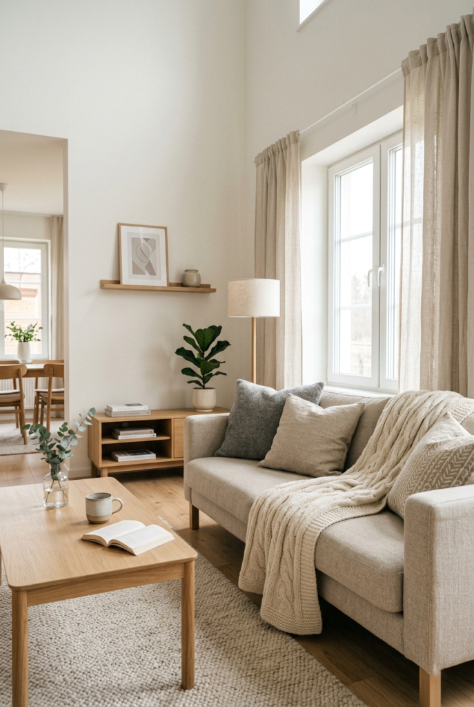 Choose textiles over decor