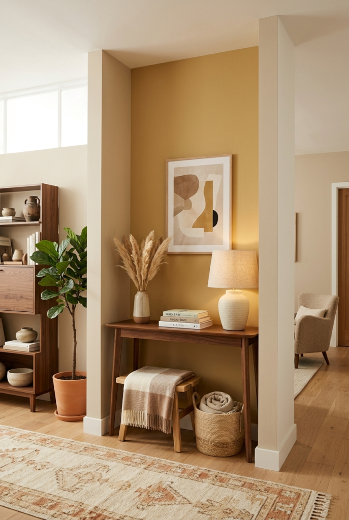 Muted mustard paint trend