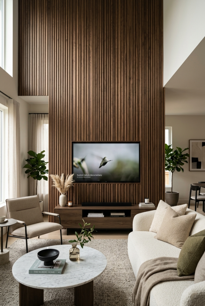 Fluted textured wall panels