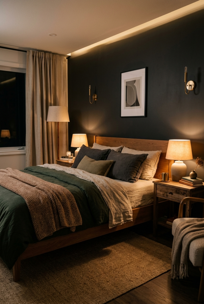 Use warm bulbs which look instantly good