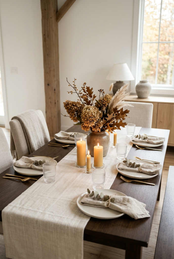 Use Natural Elements in One Spot to Create a Calm, Balanced Focal Point