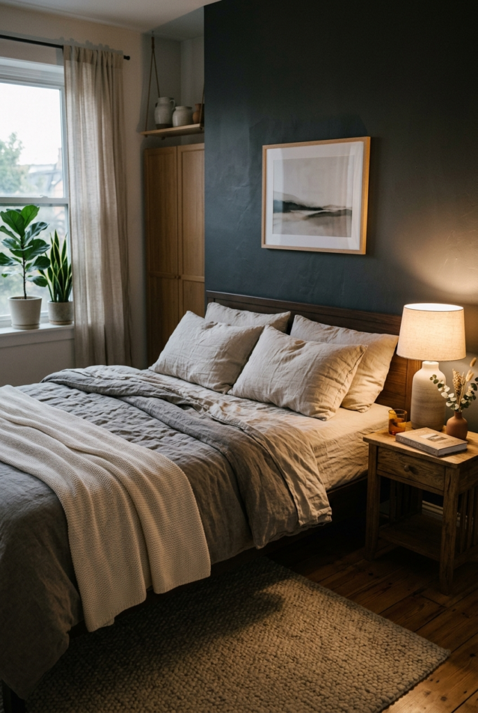 slightly imperfect bed style