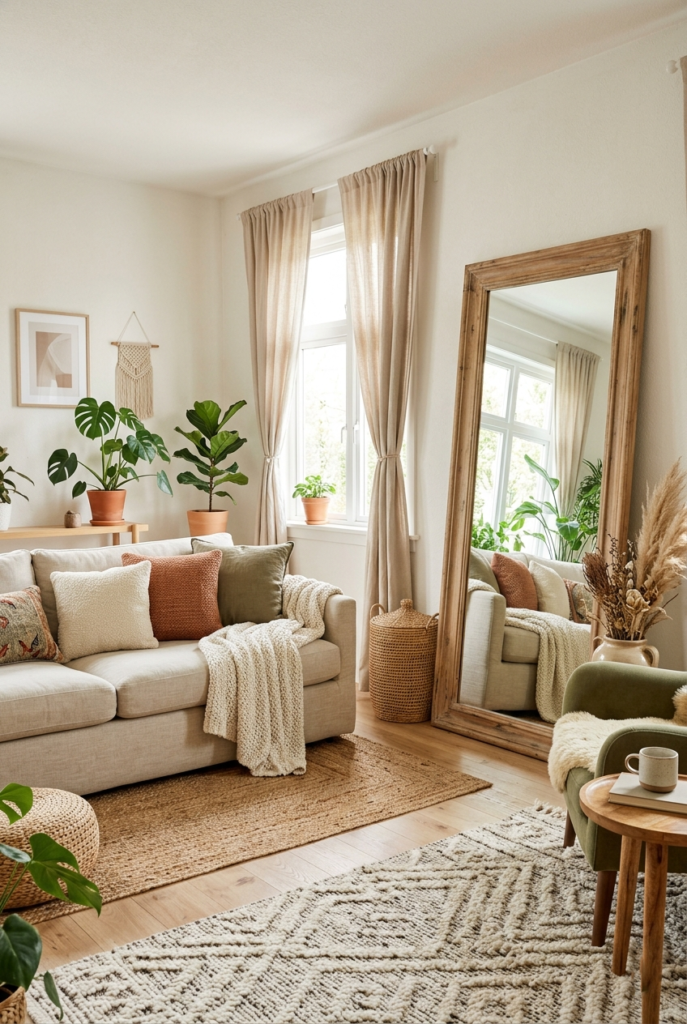 Hang a large mirror