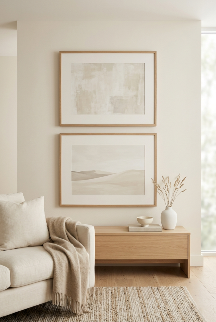 Use Minimal Wall Art.
