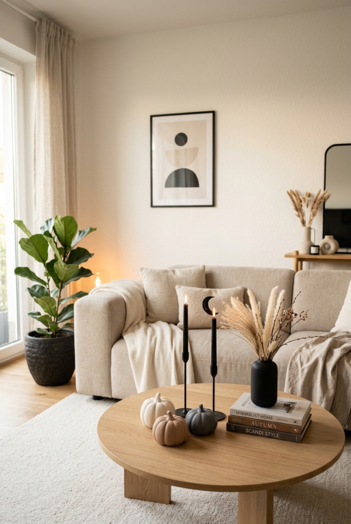 Decorate With Neutral Pumpkins
