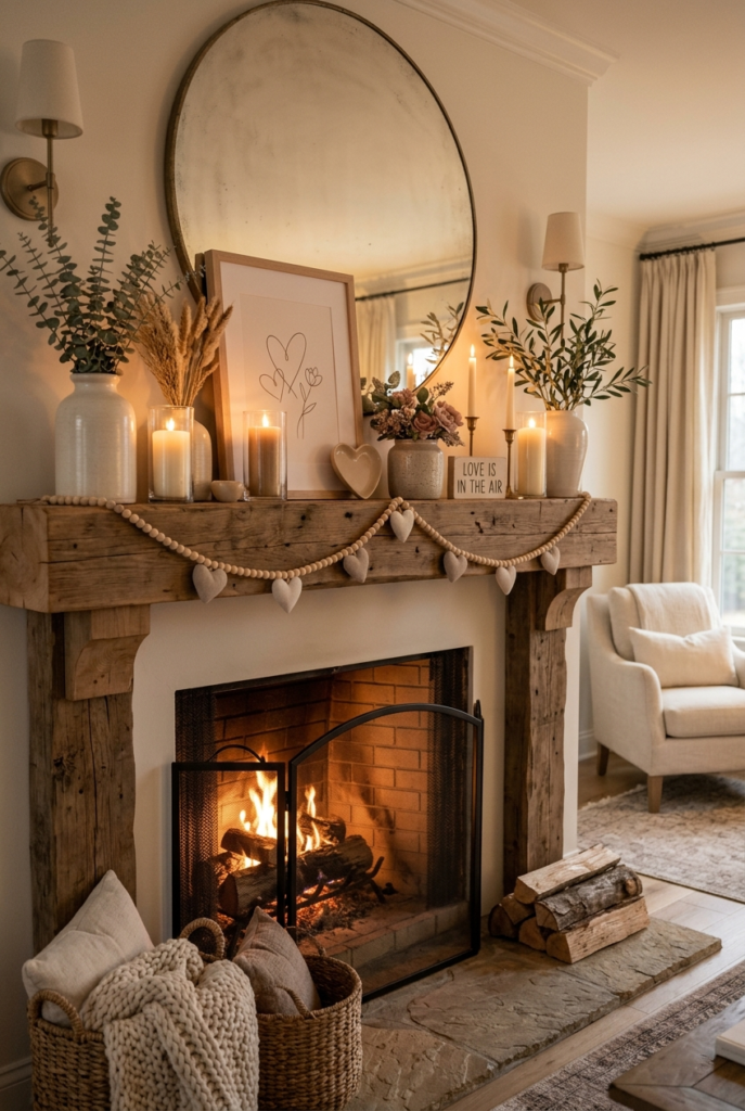 Simple seasonal updates for mantle decor