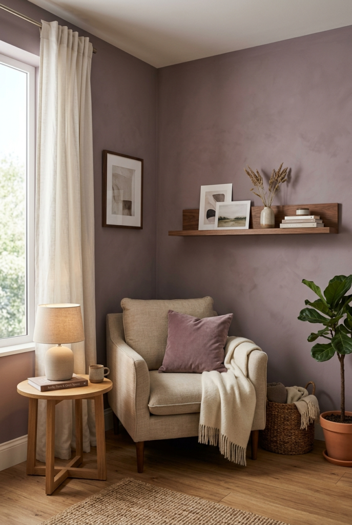 Earthy purple grows slowly