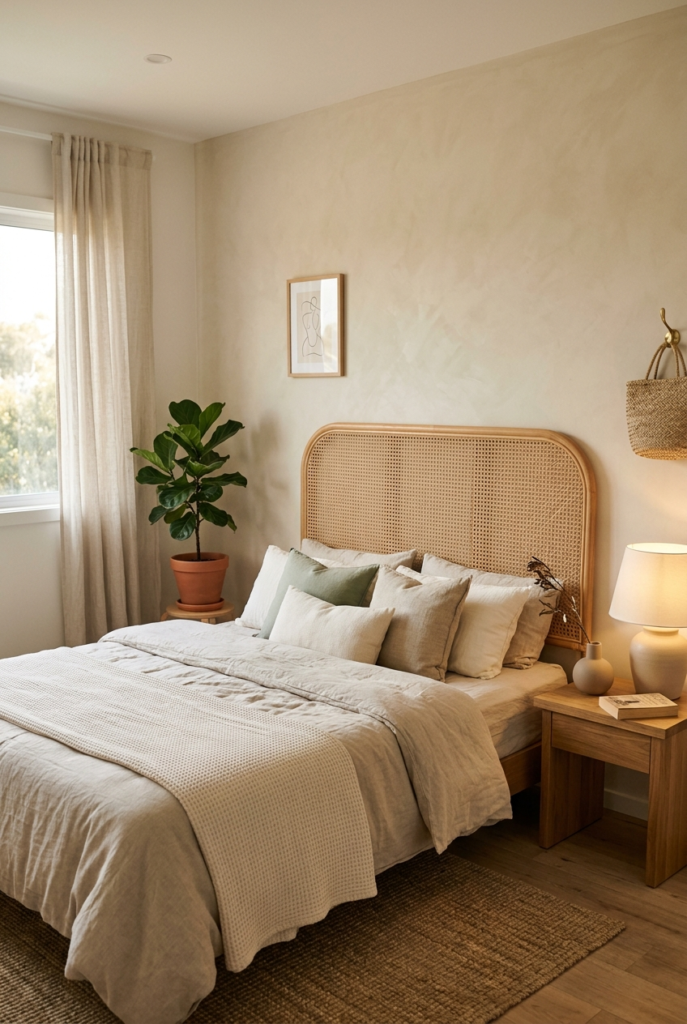 Simple decor, calm space.