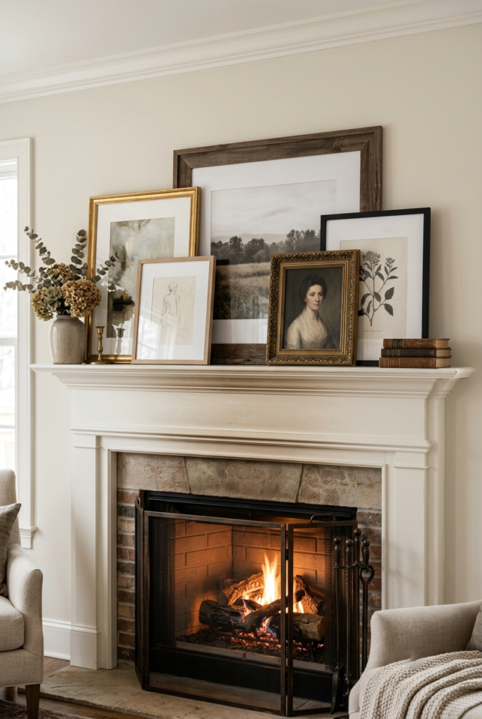Layered framed artwork