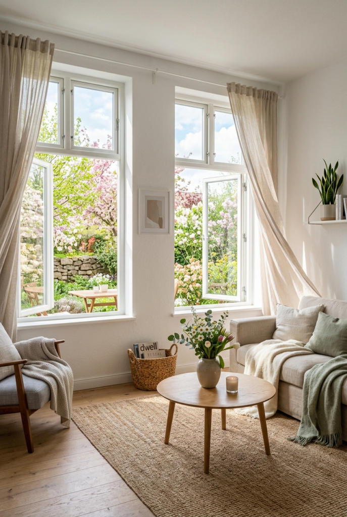Fresh Air Through Windows