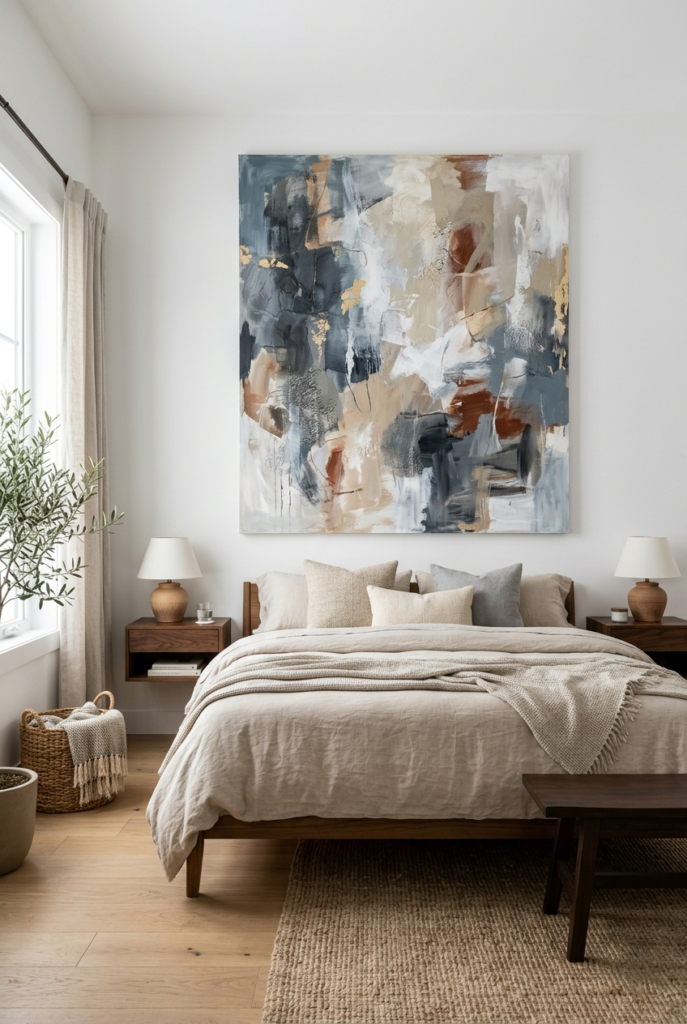 Oversized wall artwork