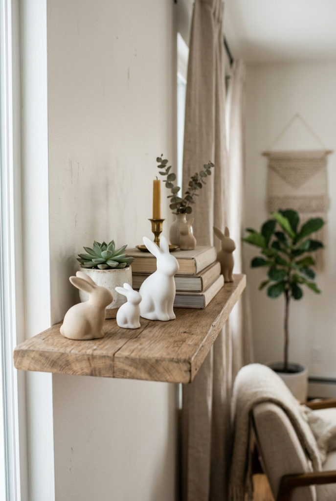 Ceramic bunny decor for modern Easter styling