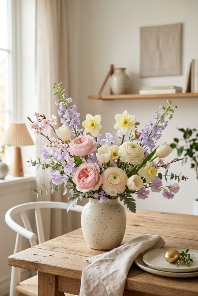 Soft Pastel Spring Bouquet