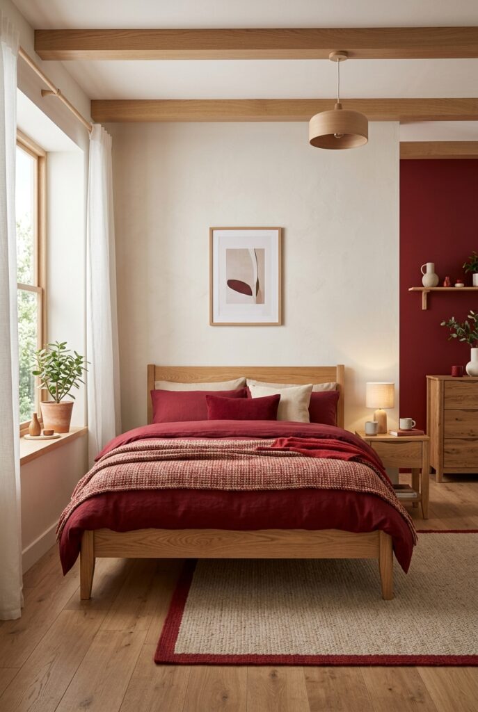 Red and wood