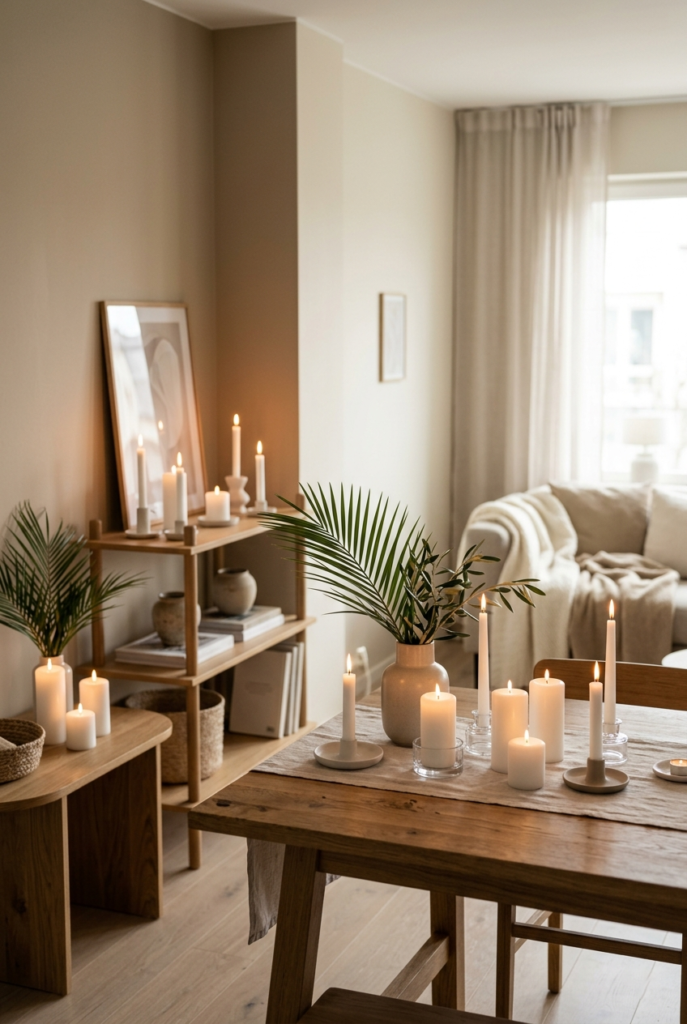 White Candles for Serenity
