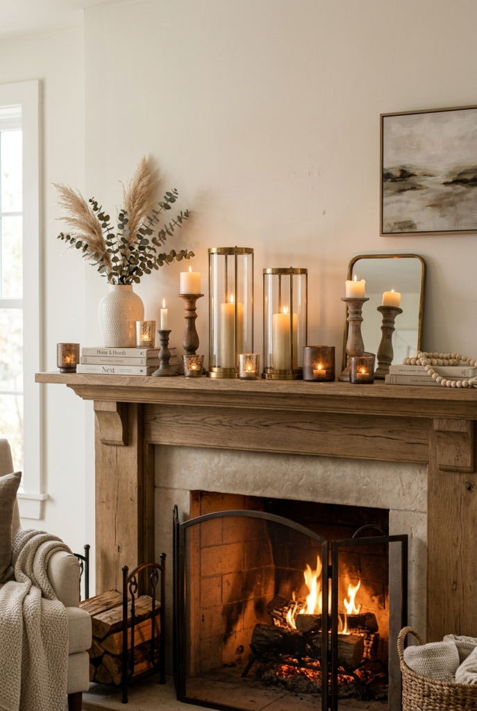Mixed candle holders