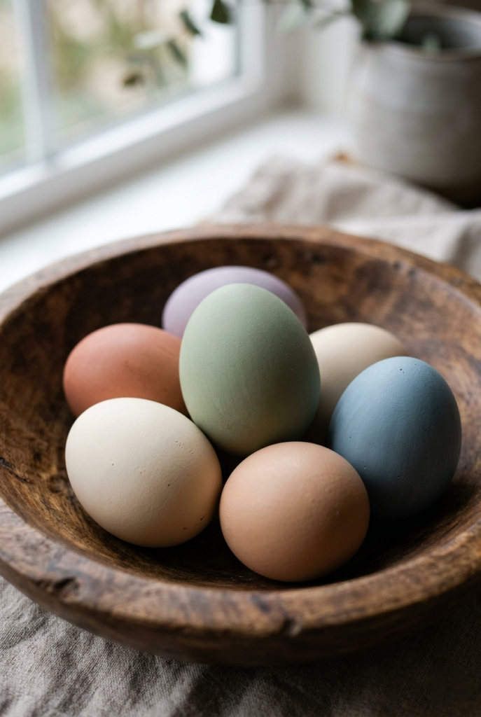 Matte Easter decorations for modern interiors