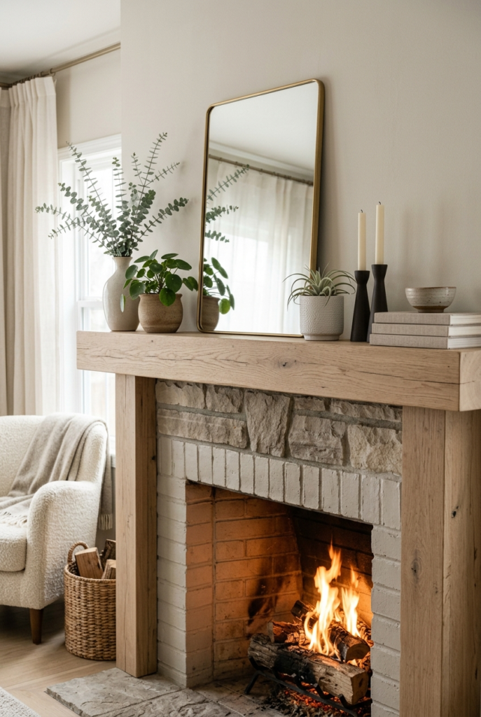 Minimal greenery decor