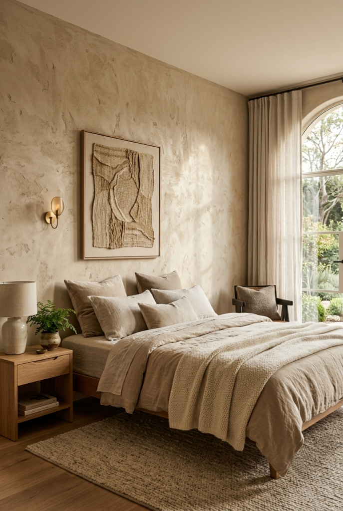 Textured wall finish