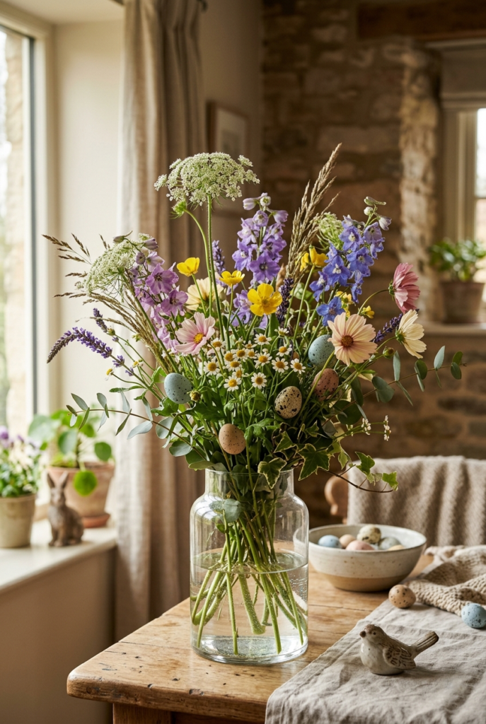 Relaxed Wildflower Garden Arrangement
