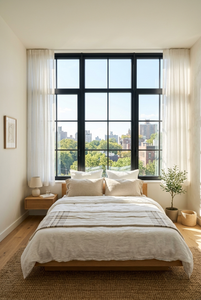Bed under window