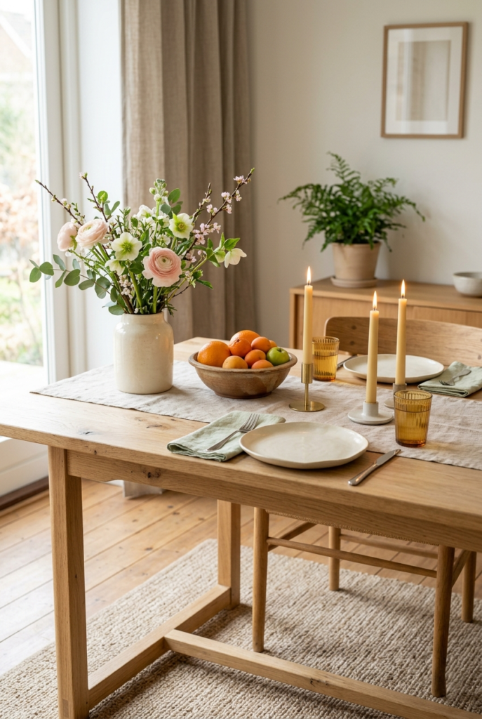 Refresh dining table setup