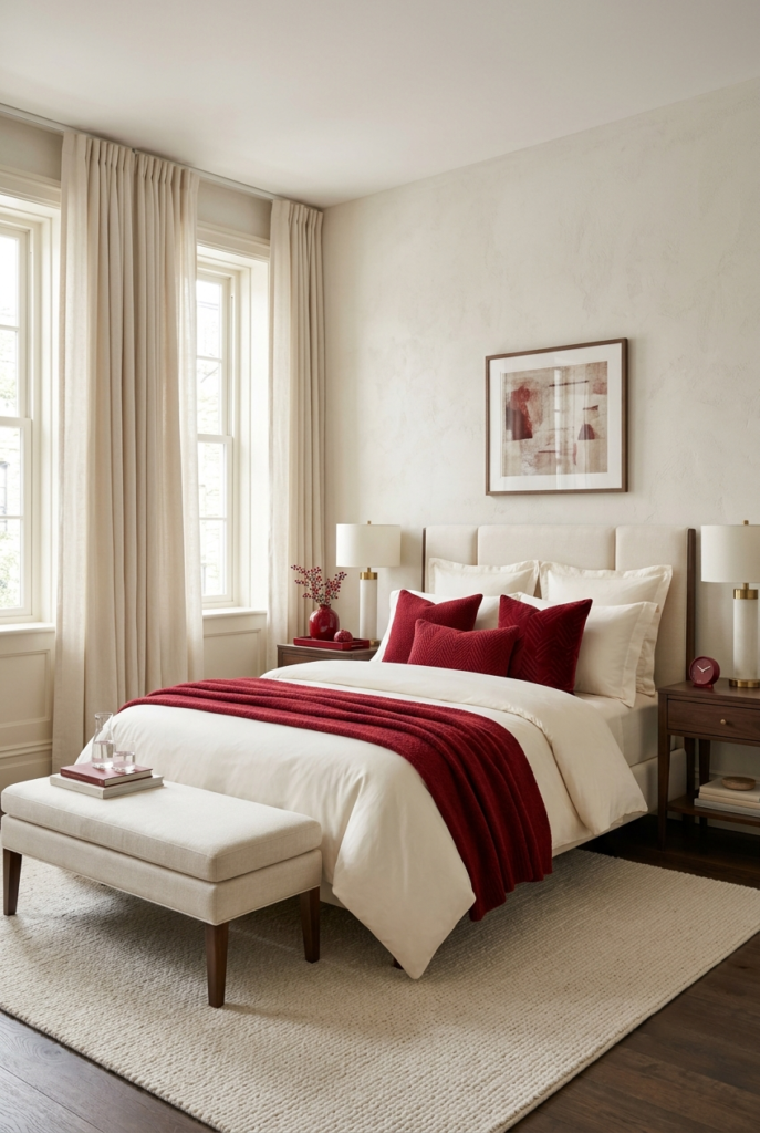 Red cream palette