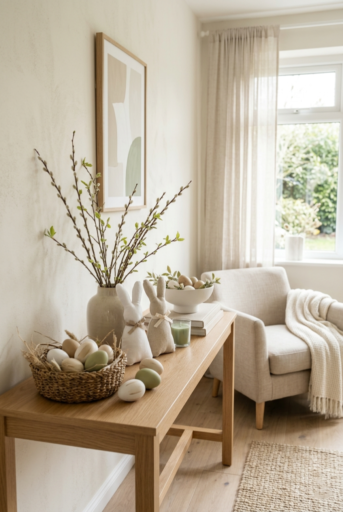 Minimal color palette for Easter decor