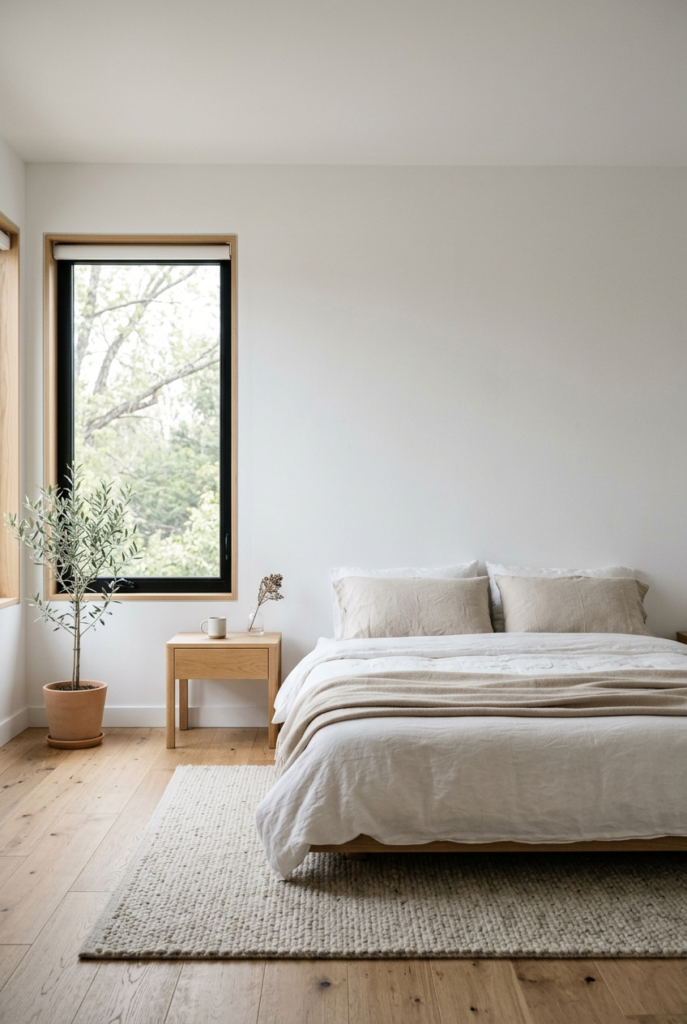 Minimal bedroom design