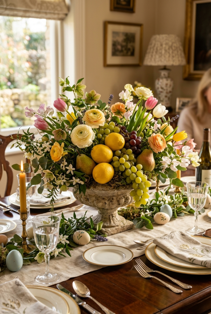 Fruit and Floral Centerpiece