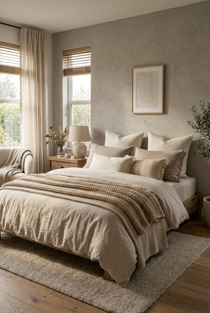 Layered bedding focus