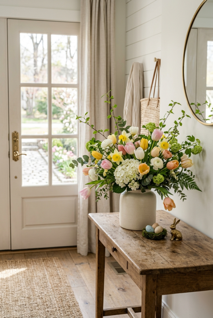Welcoming Blooms for Entryway