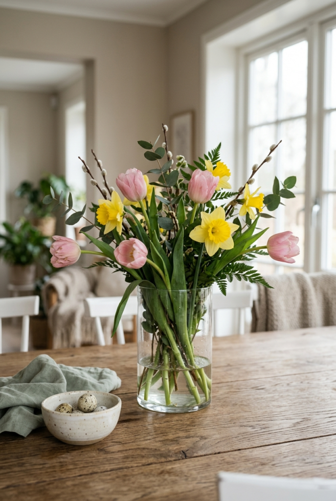 Spring Floral Conclusion Display