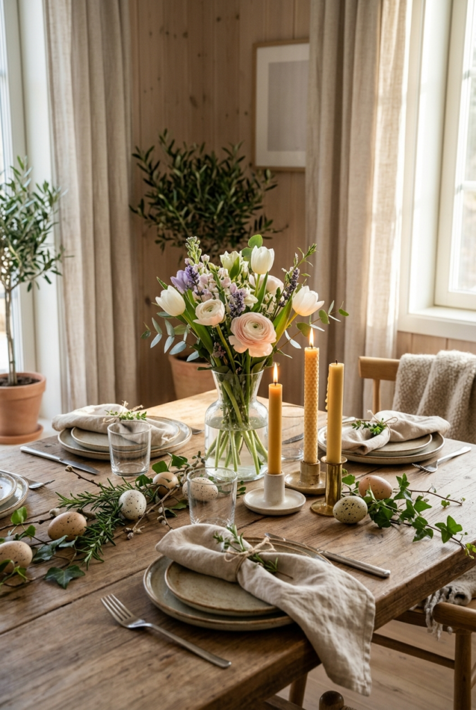 Elegant Easter Table Decor