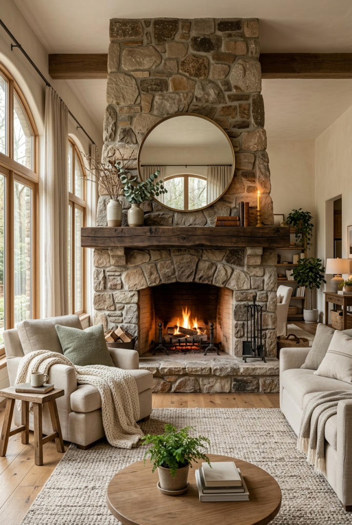 Cozy Stone Fireplace Conclusion