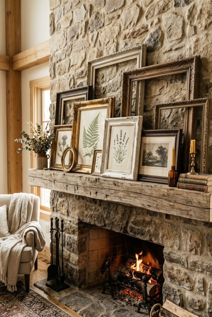 Layered vintage frames