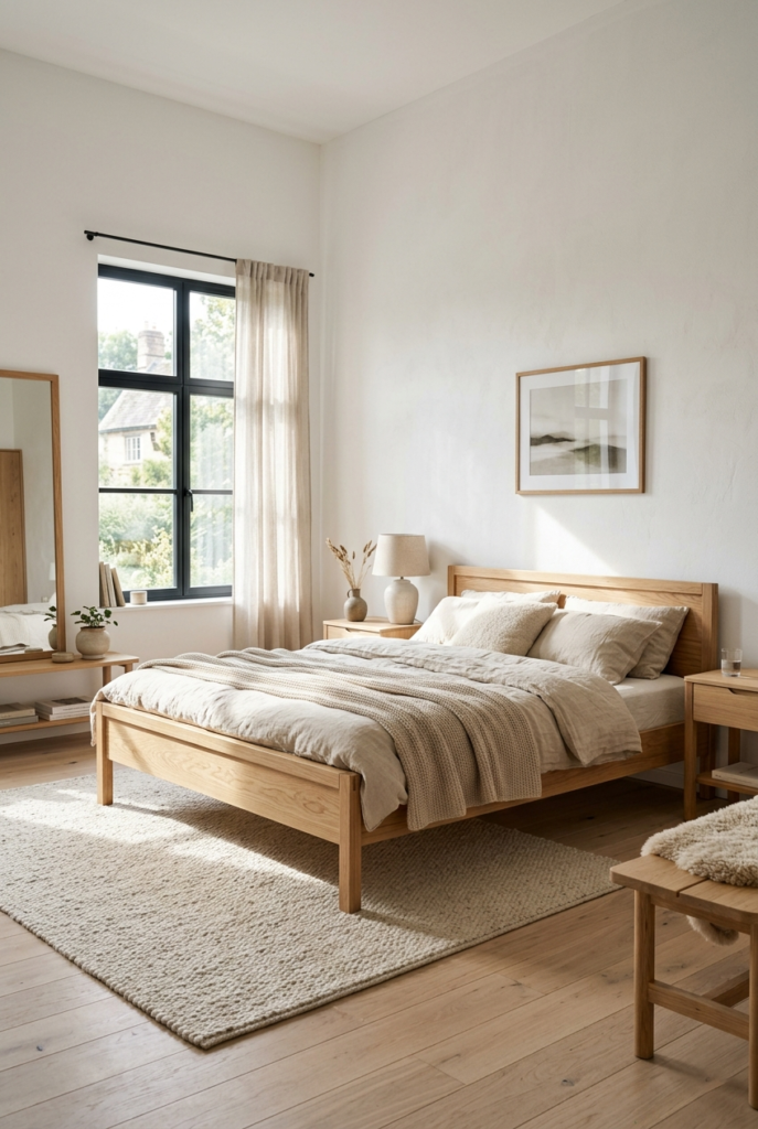 Light wood furniture