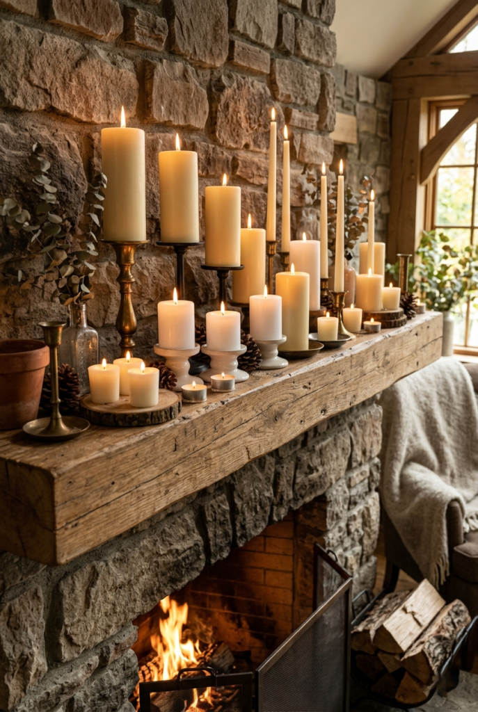 Mixed candle heights
