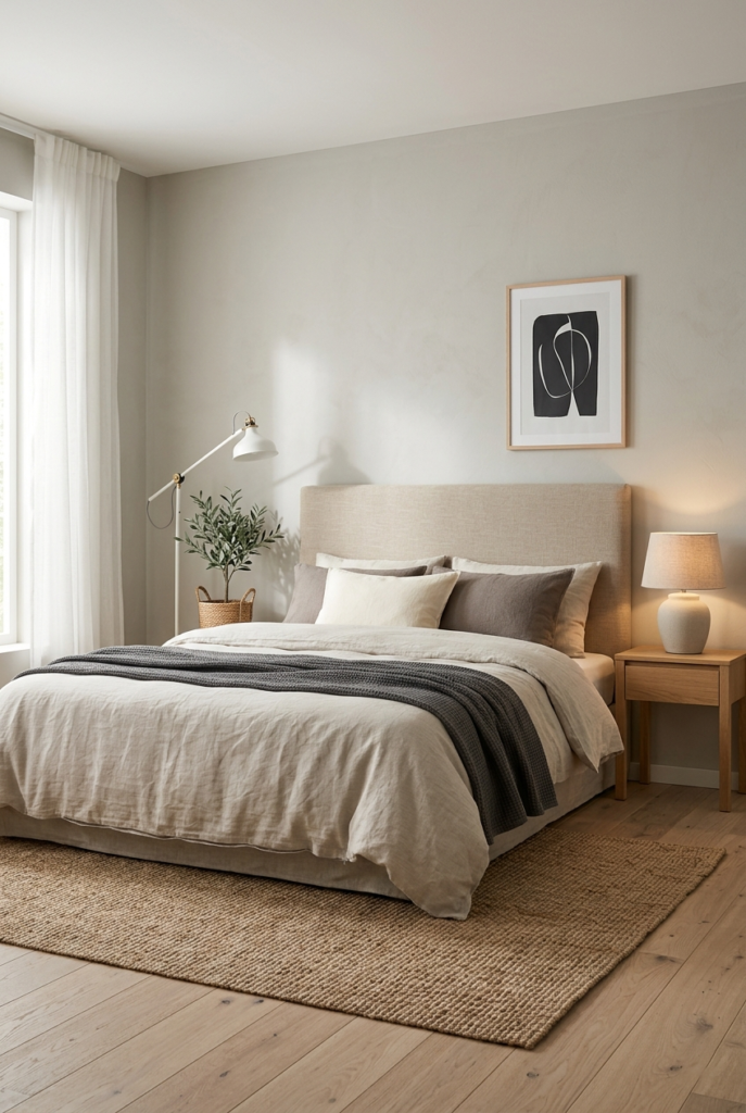Upholstered headboard style