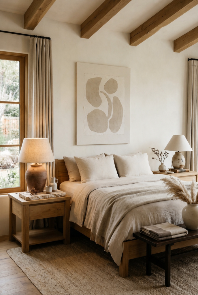 Ceramic bedroom decor accents


