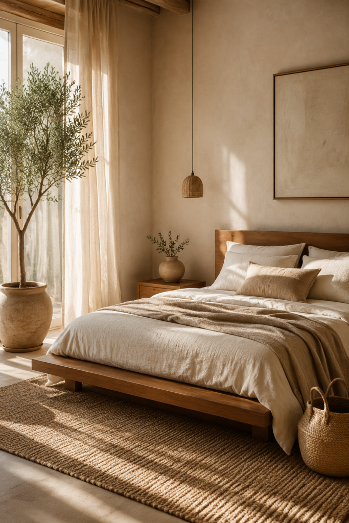 Timeless minimalist bedroom design
